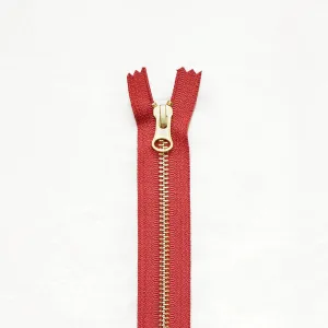 13" Brass Zipper