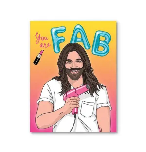 JONATHAN VAN NESS YOU ARE FAB BIRTHDAY CARD